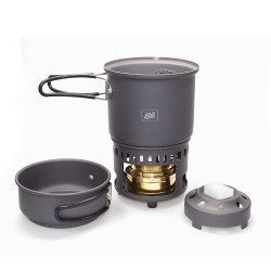 Set de cuisson 985ml avec réchaud à alcool liquide de Esbit