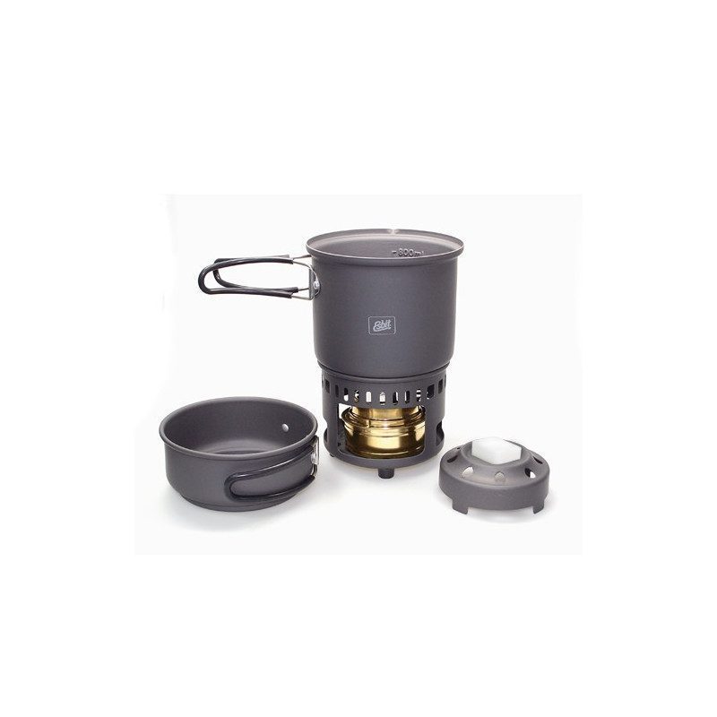 985 ml aluminium cooking set with alcohol stove | Picksea