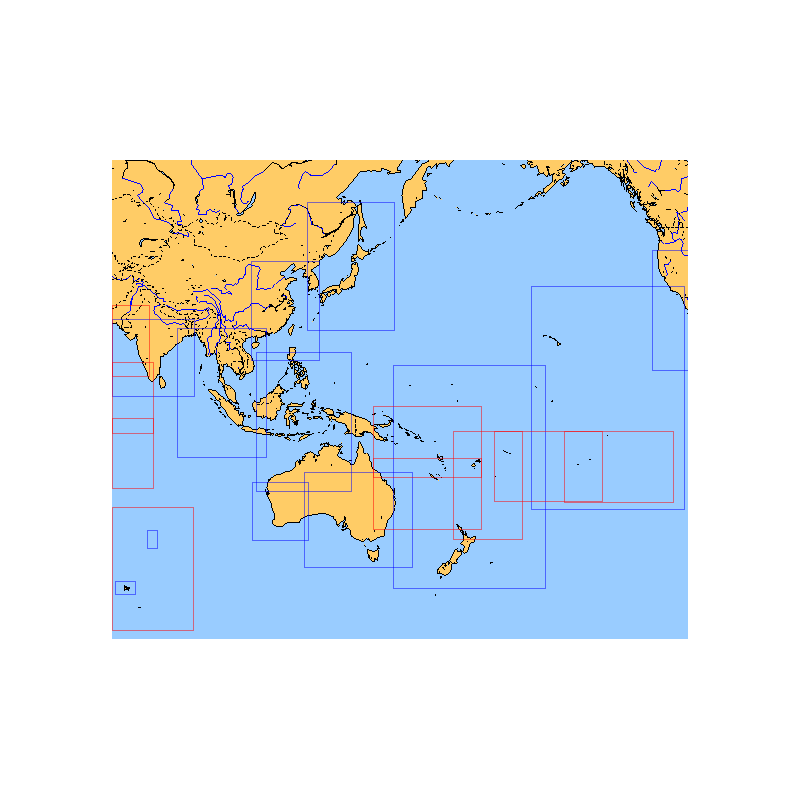 Toutes les cartes marines SHOM autour de l'Australie et de l'Asie du Sud Est | Picksea