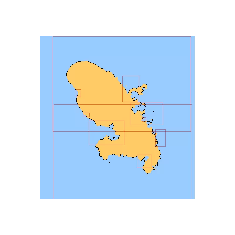 Toutes les cartes marines SHOM aux abords de la Martinique | Picksea