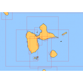 Guadeloupe carte marine