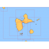 SHOM nautical charts around Guadeloupe and its islands