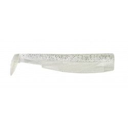 Black Minnow White Glitter...
