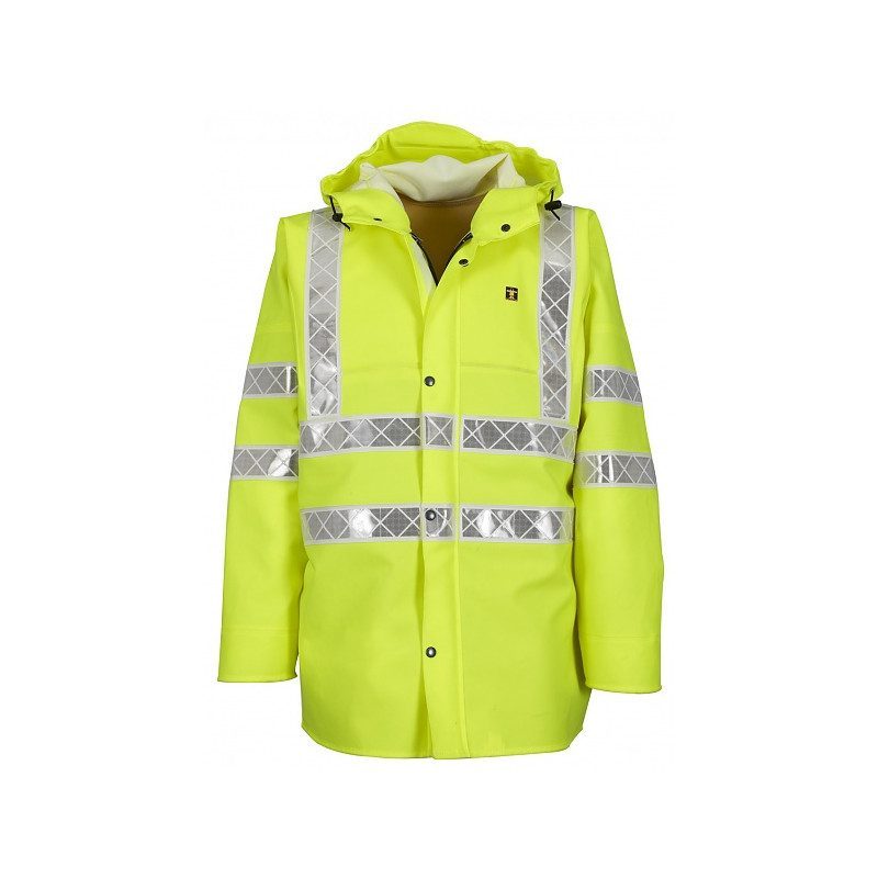 Waterproof Coated Jacket High Visibility Isoflash | Picksea Waterproof Coated Jacket High Visibility Isoflash | Picksea