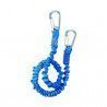 Extendable harness lanyard with firefighter carabiners | Picksea