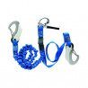 Extendable harness lanyard with manual release | Picksea