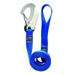 Flat harness lanyard with...