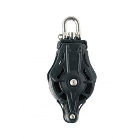 Single pulley for 8-9 mm rope
