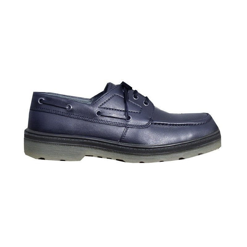 Sebago Docksides Leather Blue Navy Boat shoes for men and women