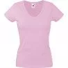 Tee Shirt Coton Equipage Femme Col V | Picksea