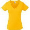 Tee Shirt Coton Equipage Femme Col V | Picksea