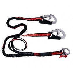 Elastic lanyard 3 hooks...