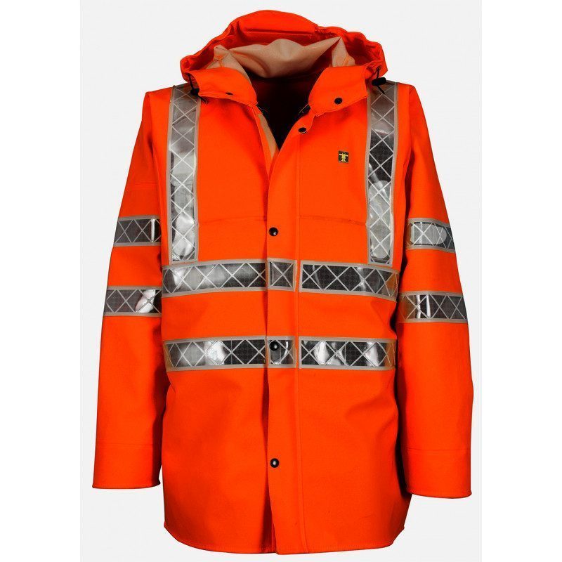 Waterproof Coated Jacket High Visibility Isoflash | Picksea Waterproof Coated Jacket High Visibility Isoflash | Picksea