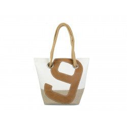 Sac à main Légende lin et cuir