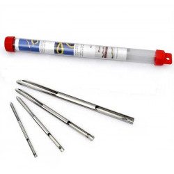 Hollow splicing needles