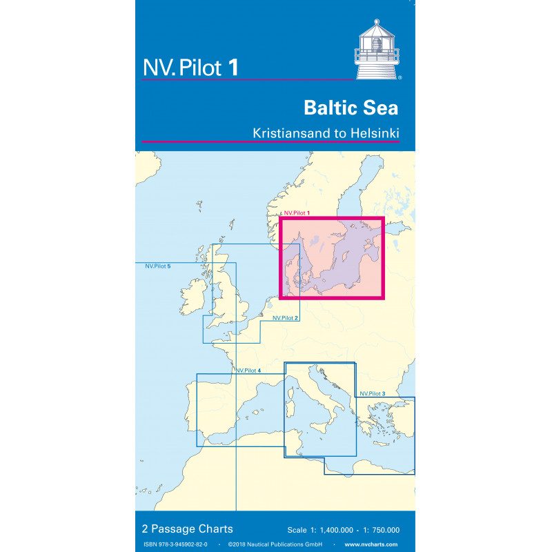 Carte marine Mer Baltique NV Pilot 1