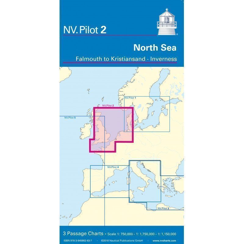 NV Pilot 2 - Carte marine Mer du Nord | Picksea