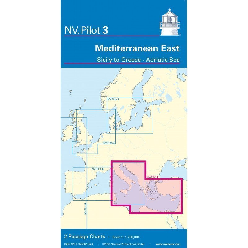 NV Pilot 3 - East Mediterranean Sea Chart | Picksea