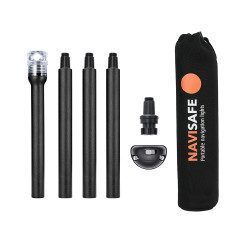 White 360° light and mast kit