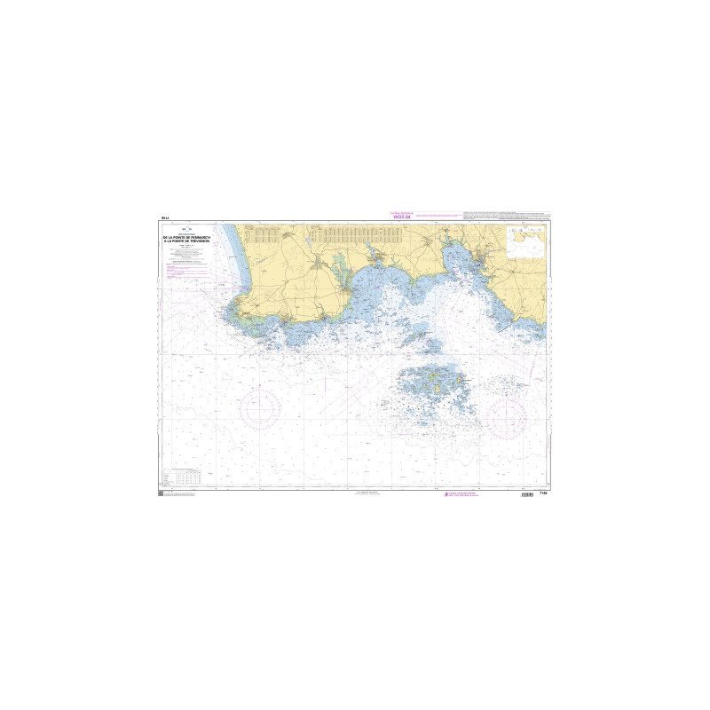 Marine chart 7146L : from the Pointe de Penmarc'h to the Pointe de Trévignon