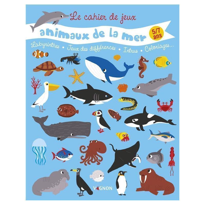 Les animaux de la mer Playbook 5/7 years | Picksea