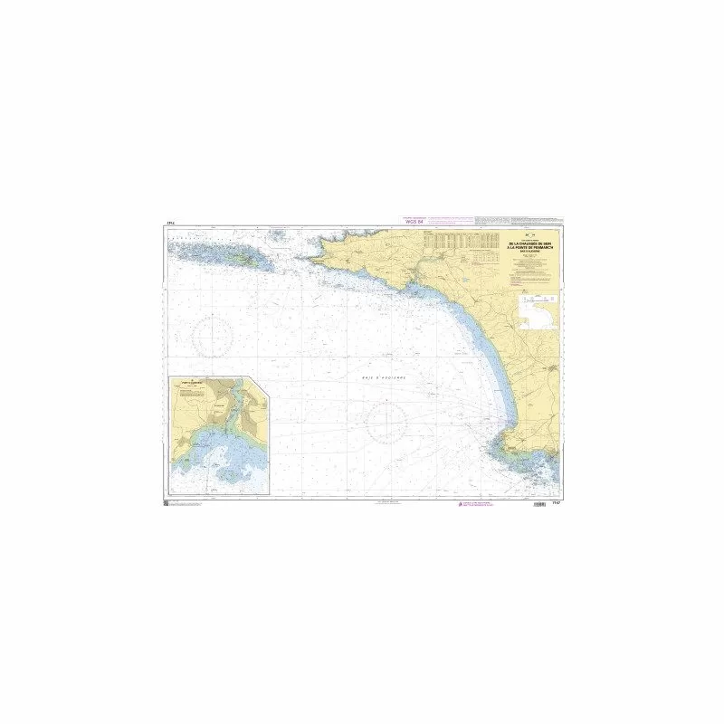 Carte Marine 7147L : de la Chaussée de Sein à la Pointe de Penmarc'h - Baie d'Audierne | Picksea