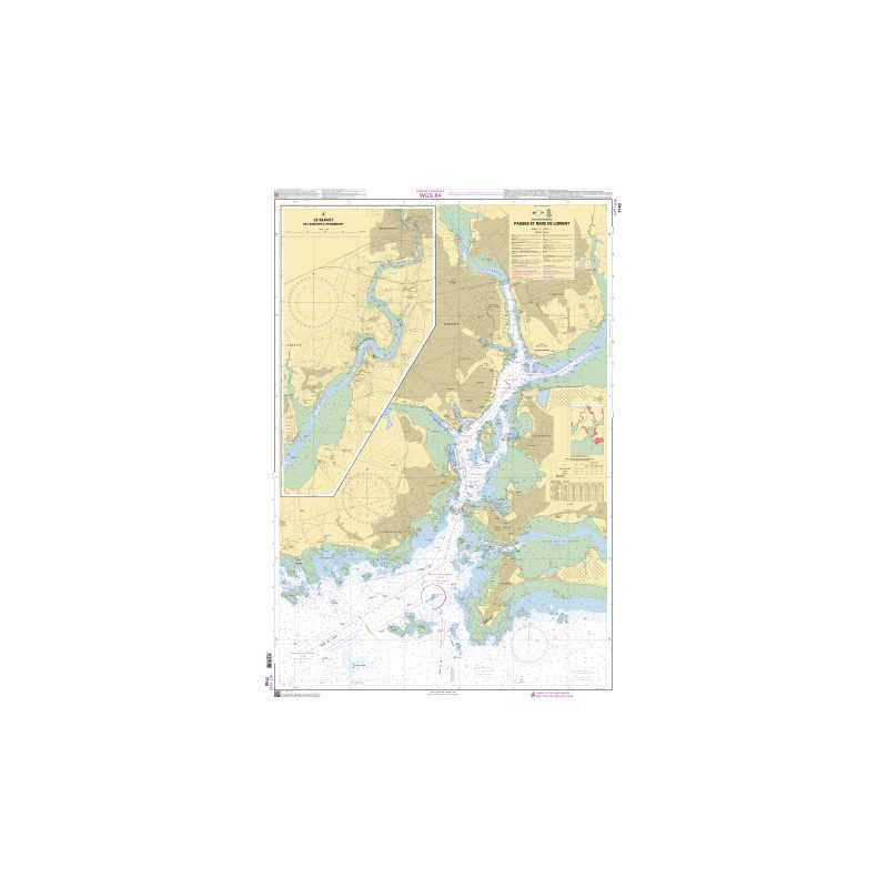 Nautical chart 7140L Rade et Passes de Lorient | Picksea
