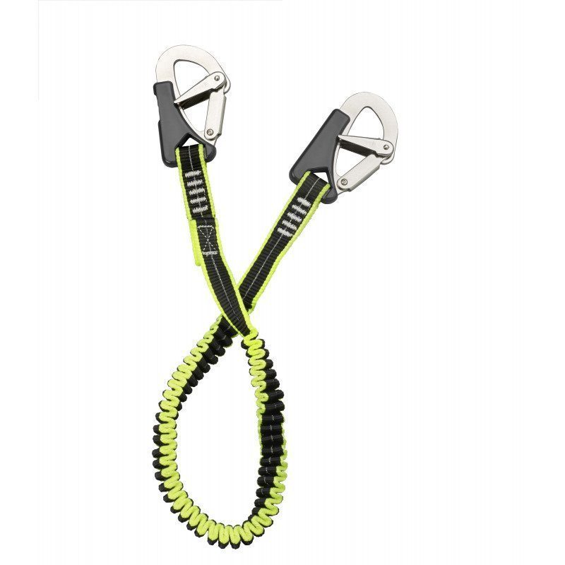 Elastic lanyard with 2 stainless steel carabiners | Picksea