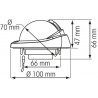 Offshore compass 75, flush mounted or on a bracket | Picksea