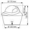 Offshore 115 and Olympic 115 compass barrel from Plastimo | Picksea