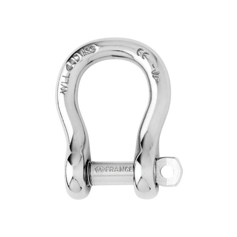 Lyre shackle with captive pin diam 4mm | Picksea