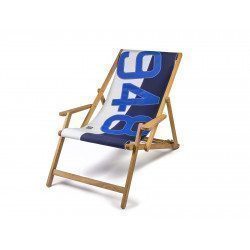 Two Tone Oak Lounger