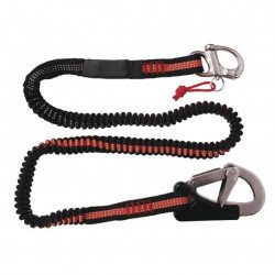 Elastic lanyard with 2...