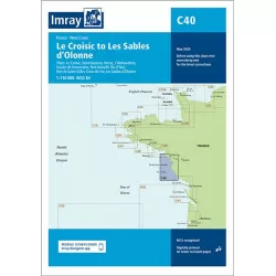 carte Imray C40 du Croisic aux Sables d'Olonne couverture