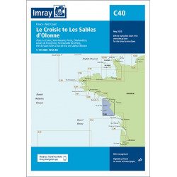 Imray C40 marine chart...