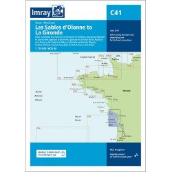 Imray C41 marine chart...