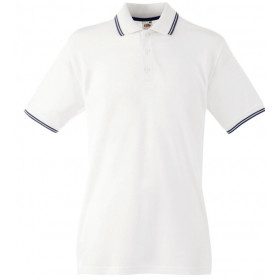 Polo En Piqué De Coton Avec Bande À Rayures Icon Luisaviaroma Vêtements Tops & T-shirts T-shirts Polos 