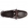 Sebago Docksides Leather Dark Brown| Boat shoes for men and women