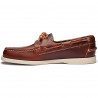 Docksides Cuir Ciré Marron Foncé pour Homme et Femme