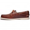 Sebago Docksides Leather Waxed Dark Brown for men and women