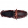 Docksides Cuir Ciré Marron Foncé pour Homme et Femme