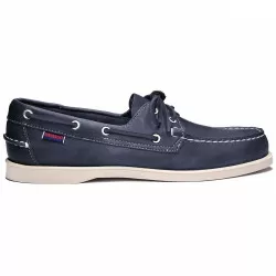 Docksides Crazy Bleu navy gauche