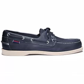 Docksides Crazy Bleu navy gauche