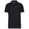 Short sleeve polo shirt washable at 60°C