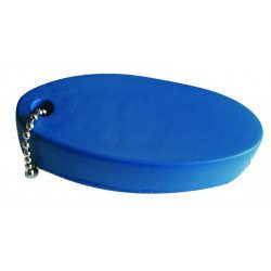 Floating  blue foam key ring