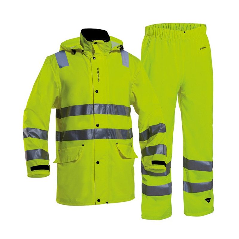 Ensemble Veste/pantalon Pegasus Set Jaune fluo de Grundens