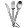 3-piece titanium cutlery set