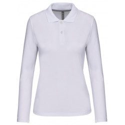 Women's long sleeve polo...