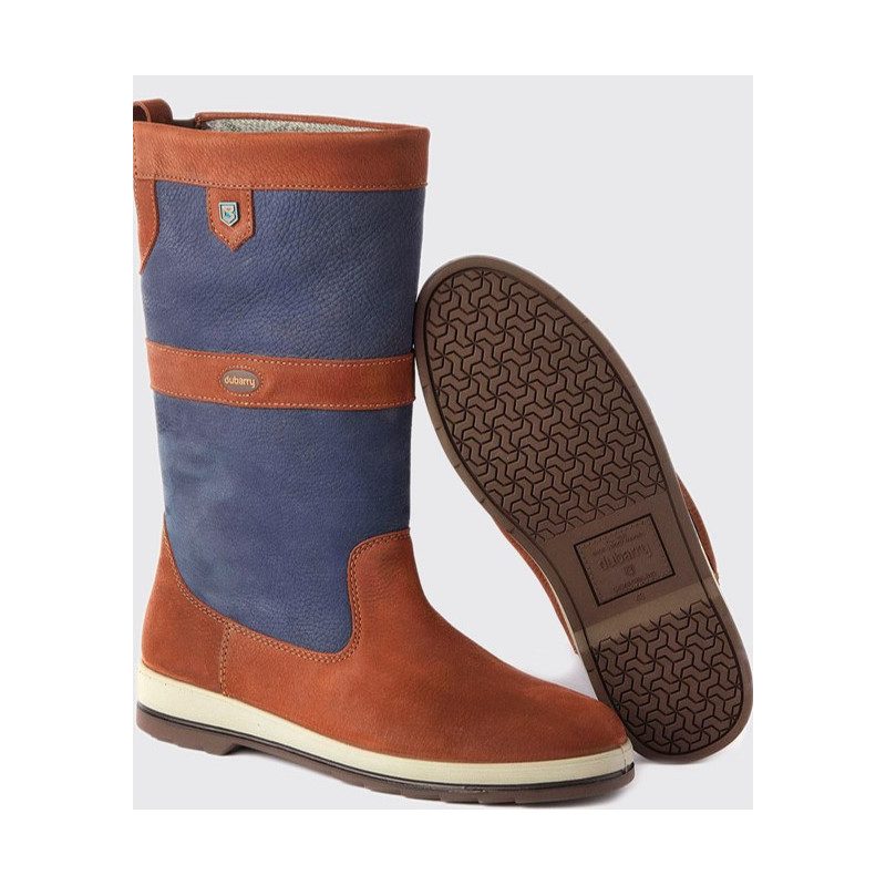 Bottes Ultima Extra-Fit Navy/Brown de Dubarry