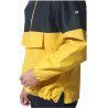 Ciré Cassien Marine - Jaune demi zip